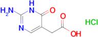 2-(2-amino-6-oxo-1,6-dihydropyrimidin-5-yl)acetic acid hydrochloride