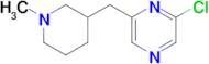 2-Chloro-6-[(1-methylpiperidin-3-yl)methyl]pyrazine