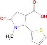 1-Methyl-5-oxo-2-(thiophen-2-yl)pyrrolidine-3-carboxylic acid