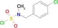 n-[(4-chlorophenyl)methyl]-N-methylsulfamoyl chloride