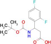 3-{[(tert-butoxy)carbonyl]amino}-3-(2,4-difluorophenyl)propanoic acid