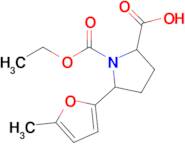 1-(Ethoxycarbonyl)-5-(5-methylfuran-2-yl)pyrrolidine-2-carboxylic acid