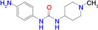 1-(4-Aminophenyl)-3-(1-methylpiperidin-4-yl)urea