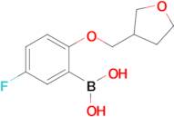 [5-fluoro-2-(oxolan-3-ylmethoxy)phenyl]boronic acid