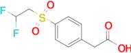 2-[4-(2,2-difluoroethanesulfonyl)phenyl]acetic acid