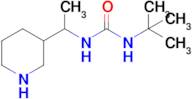 3-Tert-butyl-1-[1-(piperidin-3-yl)ethyl]urea