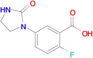 2-Fluoro-5-(2-oxoimidazolidin-1-yl)benzoic acid