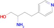 2-amino-4-(pyridin-4-yl)butan-1-ol