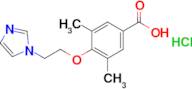 4-[2-(1h-imidazol-1-yl)ethoxy]-3,5-dimethylbenzoic acid hydrochloride