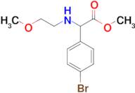 Methyl 2-(4-bromophenyl)-2-[(2-methoxyethyl)amino]acetate