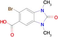 6-Bromo-1,3-dimethyl-2-oxo-2,3-dihydro-1h-1,3-benzodiazole-5-carboxylic acid