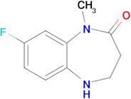 8-Fluoro-1-methyl-2,3,4,5-tetrahydro-1h-1,5-benzodiazepin-2-one