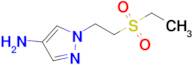 1-[2-(ethanesulfonyl)ethyl]-1h-pyrazol-4-amine