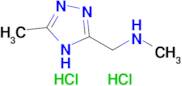 methyl[(5-methyl-4H-1,2,4-triazol-3-yl)methyl]amine dihydrochloride