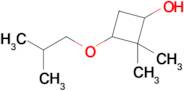 2,2-Dimethyl-3-(2-methylpropoxy)cyclobutan-1-ol