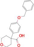 4-[4-(benzyloxy)phenyl]oxane-4-carboxylic acid