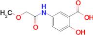 2-Hydroxy-5-(2-methoxyacetamido)benzoic acid