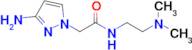 2-(3-Amino-1h-pyrazol-1-yl)-N-[2-(dimethylamino)ethyl]acetamide