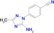 4-(5-Amino-3-methyl-1h-1,2,4-triazol-1-yl)benzonitrile