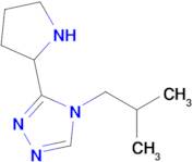 4-(2-Methylpropyl)-3-(pyrrolidin-2-yl)-4h-1,2,4-triazole