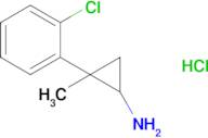 2-(2-Chlorophenyl)-2-methylcyclopropan-1-amine hydrochloride