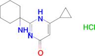 2-(1-aminocyclohexyl)-6-cyclopropyl-1,4-dihydropyrimidin-4-one hydrochloride