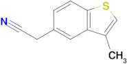 2-(3-Methyl-1-benzothiophen-5-yl)acetonitrile