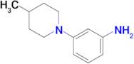 3-(4-Methylpiperidin-1-yl)aniline