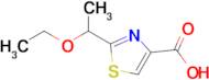 2-(1-Ethoxyethyl)-1,3-thiazole-4-carboxylic acid