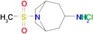 8-Methanesulfonyl-8-azabicyclo[3.2.1]octan-3-amine hydrochloride