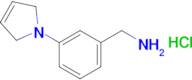 [3-(2,5-dihydro-1h-pyrrol-1-yl)phenyl]methanamine hydrochloride