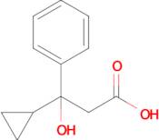 3-Cyclopropyl-3-hydroxy-3-phenylpropanoic acid