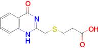 3-{[(4-oxo-1,4-dihydroquinazolin-2-yl)methyl]sulfanyl}propanoic acid