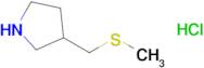 3-[(methylsulfanyl)methyl]pyrrolidine hydrochloride