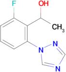 1-[2-fluoro-6-(1h-1,2,4-triazol-1-yl)phenyl]ethan-1-ol