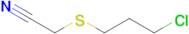 2-[(3-chloropropyl)sulfanyl]acetonitrile