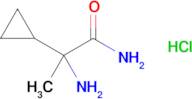 2-Amino-2-cyclopropylpropanamide hydrochloride