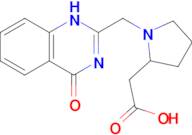 2-{1-[(4-oxo-1,4-dihydroquinazolin-2-yl)methyl]pyrrolidin-2-yl}acetic acid