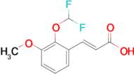 (2e)-3-[2-(difluoromethoxy)-3-methoxyphenyl]prop-2-enoic acid