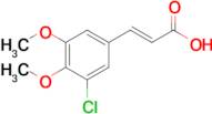 (2e)-3-(3-Chloro-4,5-dimethoxyphenyl)prop-2-enoic acid