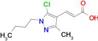 (2e)-3-(1-Butyl-5-chloro-3-methyl-1h-pyrazol-4-yl)prop-2-enoic acid