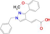 (2e)-3-[1-benzyl-3-(2-methoxyphenyl)-1h-pyrazol-4-yl]prop-2-enoic acid