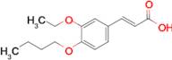 (2e)-3-(4-Butoxy-3-ethoxyphenyl)prop-2-enoic acid