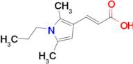 (2e)-3-(2,5-Dimethyl-1-propyl-1h-pyrrol-3-yl)prop-2-enoic acid