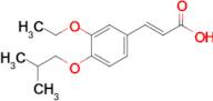 (2e)-3-[3-ethoxy-4-(2-methylpropoxy)phenyl]prop-2-enoic acid