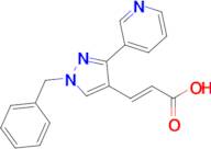 (2e)-3-[1-benzyl-3-(pyridin-3-yl)-1h-pyrazol-4-yl]prop-2-enoic acid