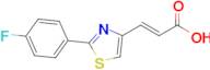 (2e)-3-[2-(4-fluorophenyl)-1,3-thiazol-4-yl]prop-2-enoic acid