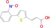 (2e)-3-[5-(2-nitrophenyl)thiophen-2-yl]prop-2-enoic acid