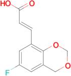 (2e)-3-(6-Fluoro-2,4-dihydro-1,3-benzodioxin-8-yl)prop-2-enoic acid