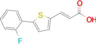 (2e)-3-[5-(2-fluorophenyl)thiophen-2-yl]prop-2-enoic acid